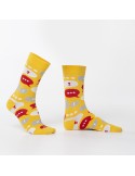 Gelbe Herrensocken mit der Aufschrift SM12 – Online-Shop – Boutique